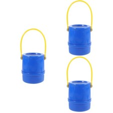 3Pcs Reusable Car Umbrella Holder Blue Multifunctional Foldable Bucket Organizer
