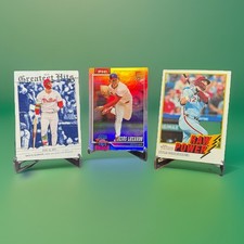 Bryce Harper Kyle Schwarber Jesus Luzardo 2025-2026 Topps Phillies 3 Card Lot