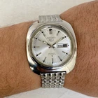 SEIKO 5 Automatic 6119-8430 Vintage Silver Dial Day Date Watch Mens