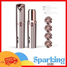 USB Rechargeable Women's Facial Hair Remover - Painless  Stylish with 4 Heads