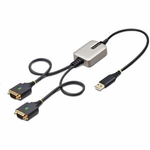 Startech 2 Fuß/60 cm 2 Anschlüsse USB zu Seriell Adapterkabel Com Aufbewahrung FTDI DB9 RS23