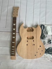 US Warehouse DIY Electric Guitar Kit SG Electric Guitar Mahogany Body