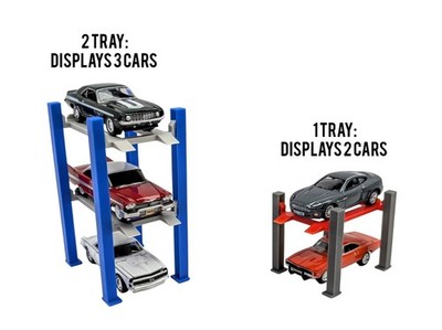 4-POST 2 & 3-LEVEL 3D PRINTED VEHICLE CAR LIFT 1:64 1:43 1:24 1:18 SCALE CARS