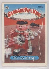 1986 Topps Garbage Pail Kids Series 4 No Way Jose (Two Star Back) #166b 0le5