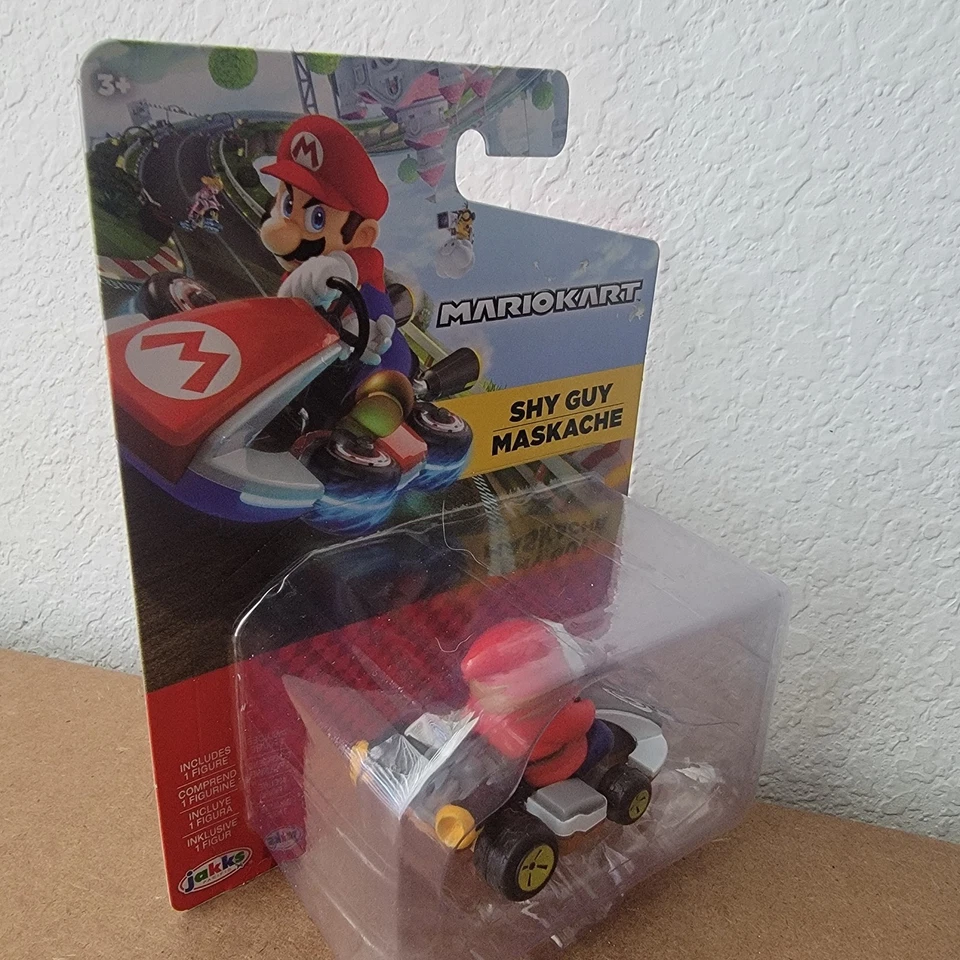 Figura World of Nintendo Mario Kart Tape Racer Shy Guy - Jakks Pacific 2020 Foto 3 de 4