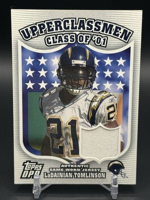 2006 TOPPS DRAFT PICKS PROSPECTS LADAINIAN TOMLINSON JERSEY PATCH UPPER CLASSMEN