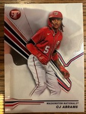 2024 Topps Pristine CJ Abrams #227 Washington Nationals