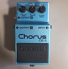 Boss CE-3 Chorus Guitar Effects Pedal Green Label Made in Japan MIJ Tested