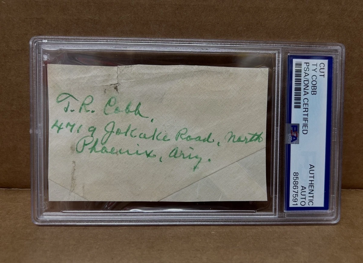ty cobb autograph products for sale | eBay
