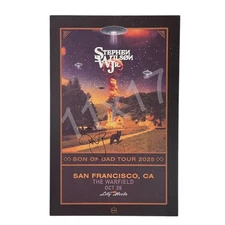 Stephen Wilson Jr. Rare Signed Autographed San Francisco Tour Poster