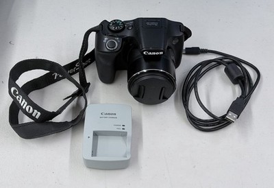 Canon PowerShot SX520 HS 16MP 42x Zoom Digital Camera Bundle Charger Case Tested