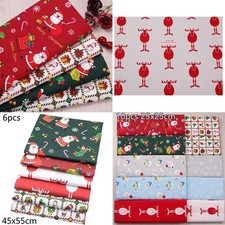 Patchwork 100% Cotton 10pcs Bundles Christmas Classic DIY Handkerchief