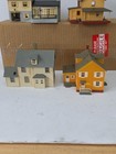 HO Scale Building Lot (4) Assortment As Pictured. Built Missing Parts.  — photo 3