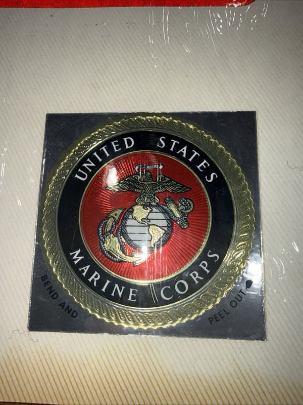 United States Marine Corps Logo Sticker-VINTAGE