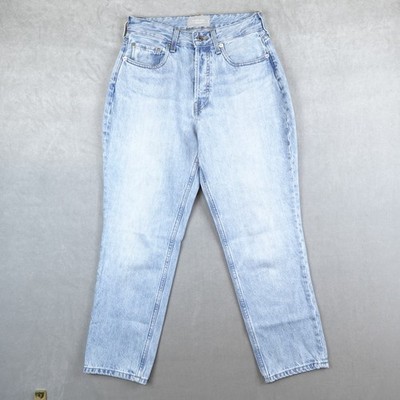 Everlane Curvy 90s Cheeky Jean Sz 27 Ankle Straight Blue Denim
