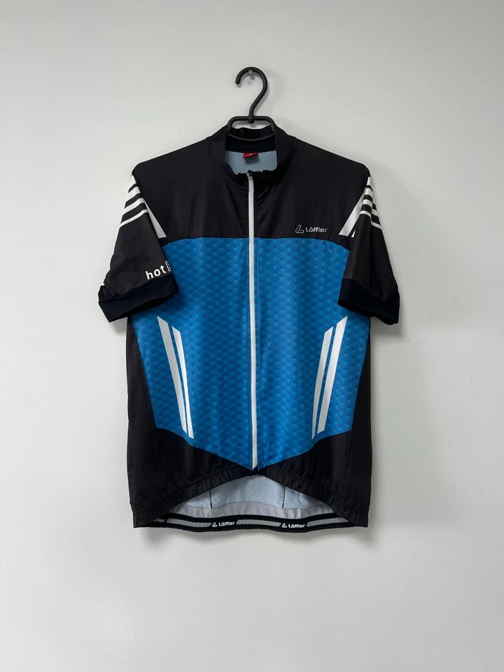 Camiseta deportiva de ciclismo Loffler camiseta de carreras bicicleta hecha en Italia para hombre talla XXl Foto 3 de 4