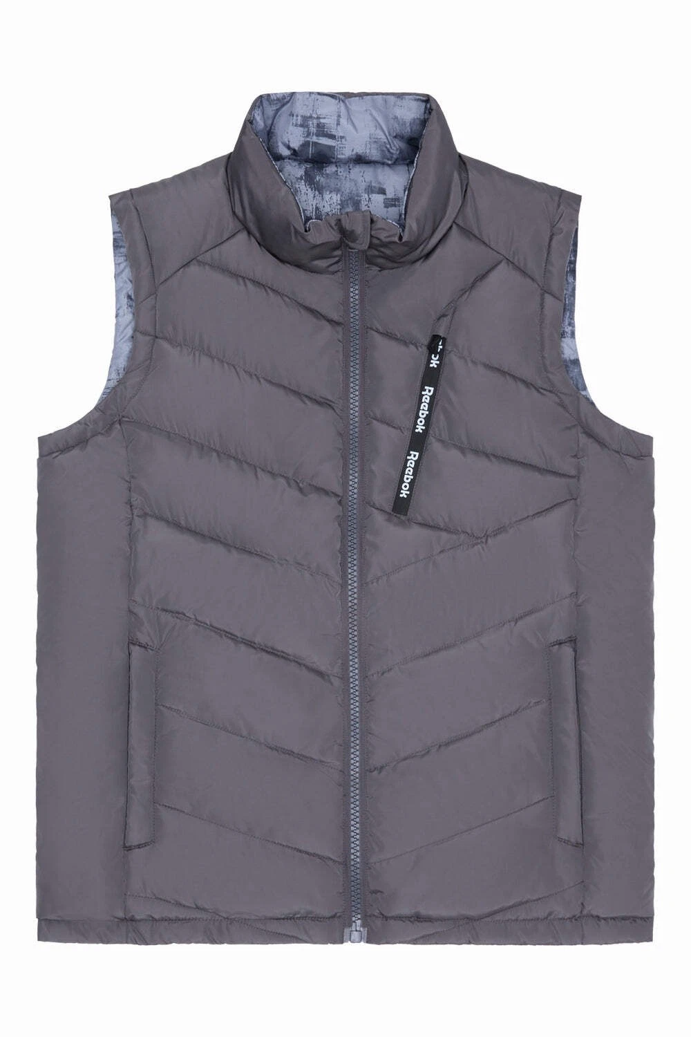 Reebok Mens Reversible Gilet Vest Puffer Vest Charcoal
Opens in a new window or tab