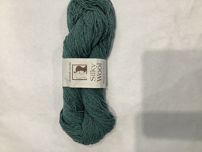 Elsebeth Lavold Silky Wool Yarn 65% Wool/35% Silk. 50g/175m Teal