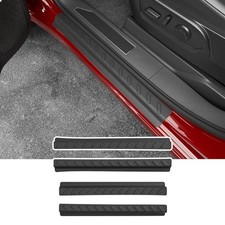 Exterior Door Sill Protector Compatible Compatible with 19-26 Chevy Silverado