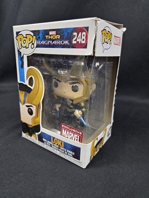 Funko POP! Thor Ragnarok: Loki #248 Marvel Collector Corps Exclusive Damaged Box