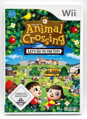 Animal Crossing Lets Go to the City Nintendo Wii OVP