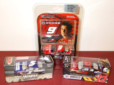 Rare Finds - Lot of 3 Action Racing NASCAR Collectables  Scale 1/64 Diecast Cars