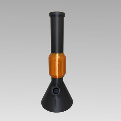 11 In Single Perk Beaker Bong 3d Printed BUBBLER HOOKAH WATER PIPE Pipes