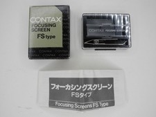 Contax FS-4 Camera Focusing Screen For RTS II Only w/ Box / Case / Tweezers