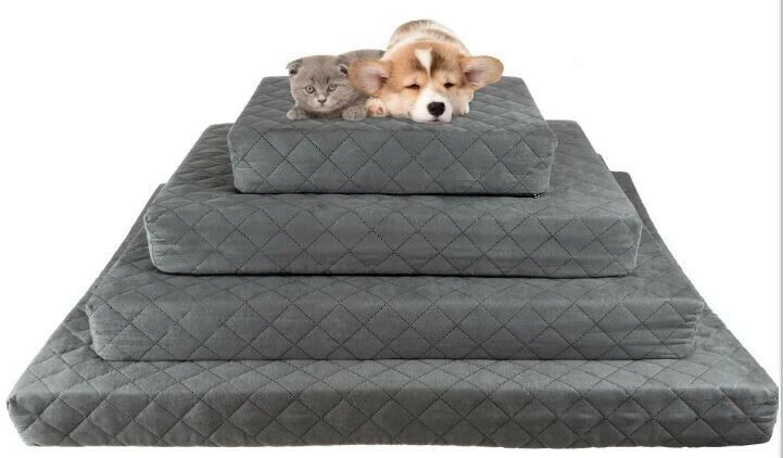 Waterproof Orthopedic Memory Foam Dog Pet Bed Washable Cover Non Slip Bottom