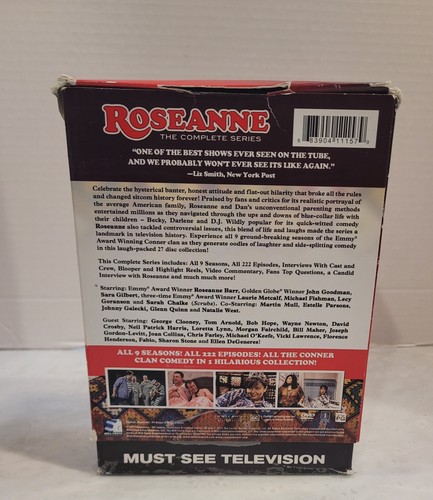 Roseanne: The Complete Series Season 1-9 DVD 1,2,3,4,5,6,7,8,9 (27-Disc Set) - Picture 2 of 8
