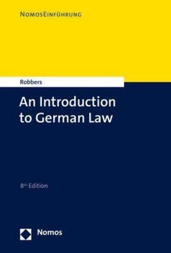 An Introduction to German Law Gerhard Robbers
