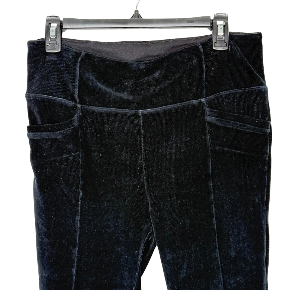 Athleta Leggings Women's L Metro High Rise Velvet Corduroy Gray - Image 4 of 4