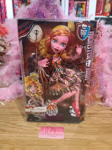 NIB! HTF 2014 MONSTER HIGH GOOLIOPE JELLINGTON FREAK DU CHIC 17" DOLL!