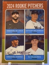 2024 Topps Heritage Chrome 2024 Rookie Pitchers  /699