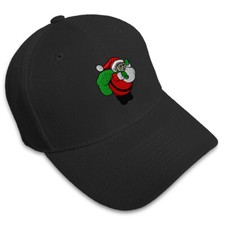 Baseball Cap Santa Claus Carrying Toys Embroidery Dad Hats for Men Women