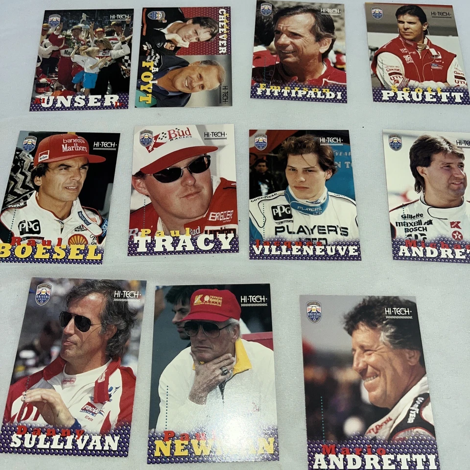 Hi-Tech 1995 Championship Drivers Group #1-11 Racing Cards. Plastic Case. - Image 4 of 4