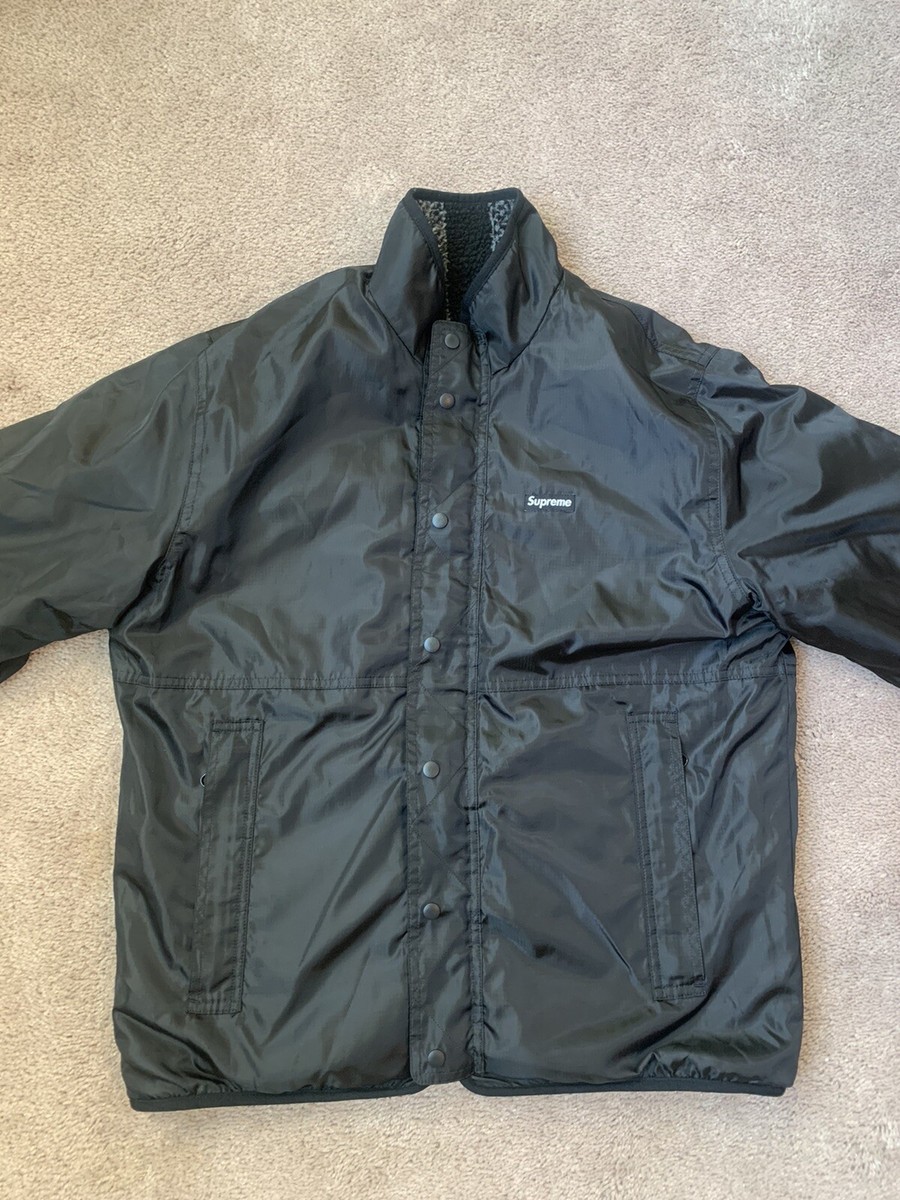 Supreme Reversible Bandana Fleece Jacket FW19 Size Small
