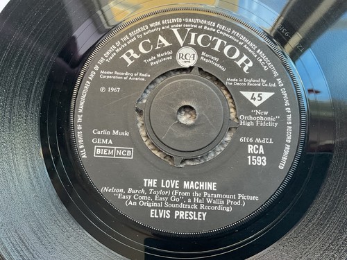 ELVIS PRESLEY 7" Records x3 You'll Never Walk Alone Big Boss Man Love Machine - Picture 11 of 13
