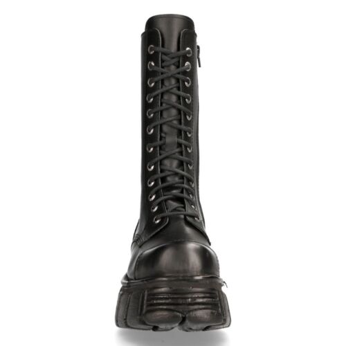 New Rock Newmili Unisex Leather Boots - MILI211-C14 • Ships in 2-4 Weeks • Go... - Picture 3 of 8