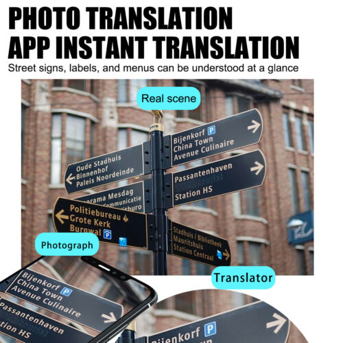 Portable Smart Translator Two-Way Real Time 137+ Languages Device Instant Voice - Picture 9 of 15
