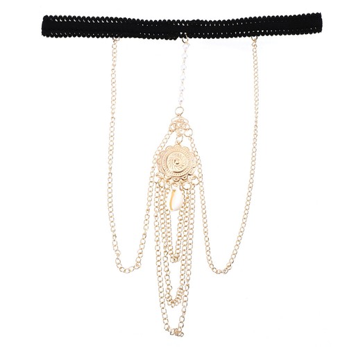 Prosy Chaîne D'épaule Ulticouche Dorée à Popons Pour Fee Et Fille