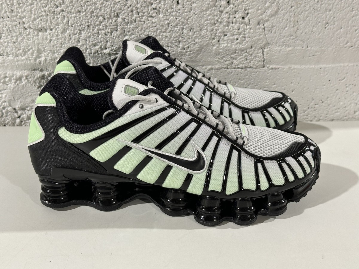 NEW Nike Shox TL Vapor Green Photon Dust Black AV3595-300 Men's Sz