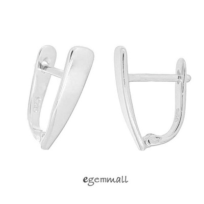 Sterling Silver Leverback Latch Back Hoop Earrings Hook #99373