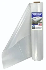 4 Year 6 Mil Clear Plastic Greenhouse Poly Film 12 ft. Wide - *VARIOUS LENGTHS*