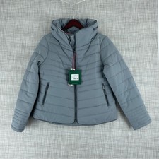 Nwt Horseware Puffer Coat Full Zip Womens Size Xl Gray C120