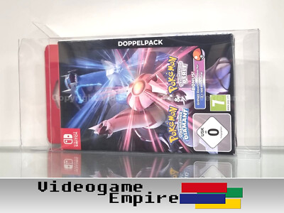 1x Schutzhülle 0,5mm für Pokemon Perl / Diamant Doppelpack Nintendo Switch