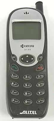 Kyocera 2135 - Black ( Alltel ) Cellular Candybar Phone - Bundled
