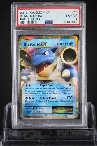 Blastoise-EX graded PSA 6 for sale on eBay