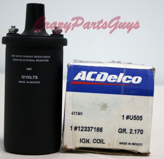 AC Delco Ignition Coil 12337166 u505 eBay