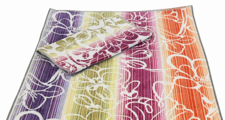 JUEGO DE TOALLAS PARA EL HOGAR MISSONI ALGODÓN TERCIOPELO DOBLE CARA TEJIDO PENÉLOPE 100 Foto 2 de 4